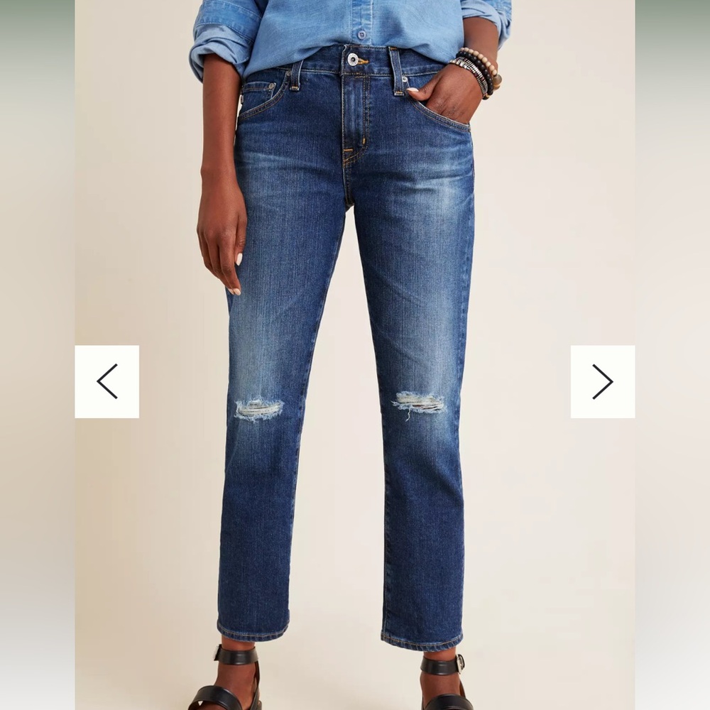 AG the ex-boyfriend slim jean distressed jean